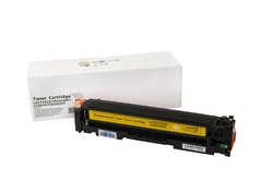 HP CF542X, 203X, CRG054HY, 3025C002, CF402X, 201X, CRG045HY, 1243C002, 2500 stran, žlutý - žlutá