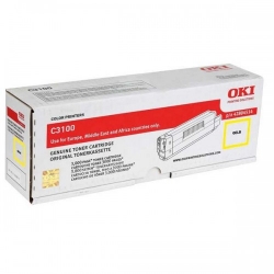 OKI C3100, 42804513, žlutý, 3000 stran - originální