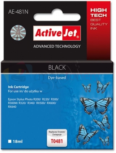 Epson T0481, black, 17ml, chip, nový